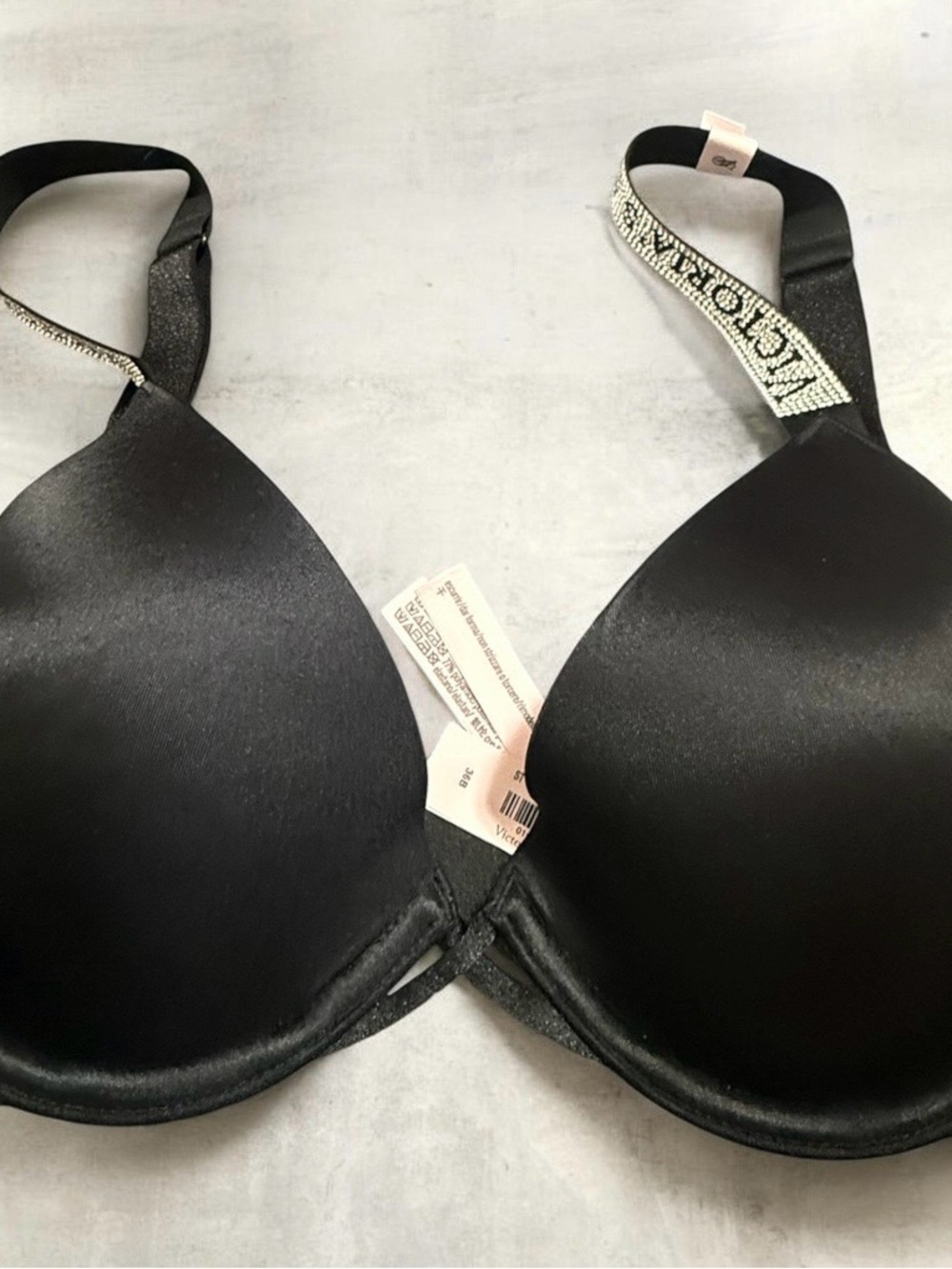 Victoria's Secret black polyester bra 36B
